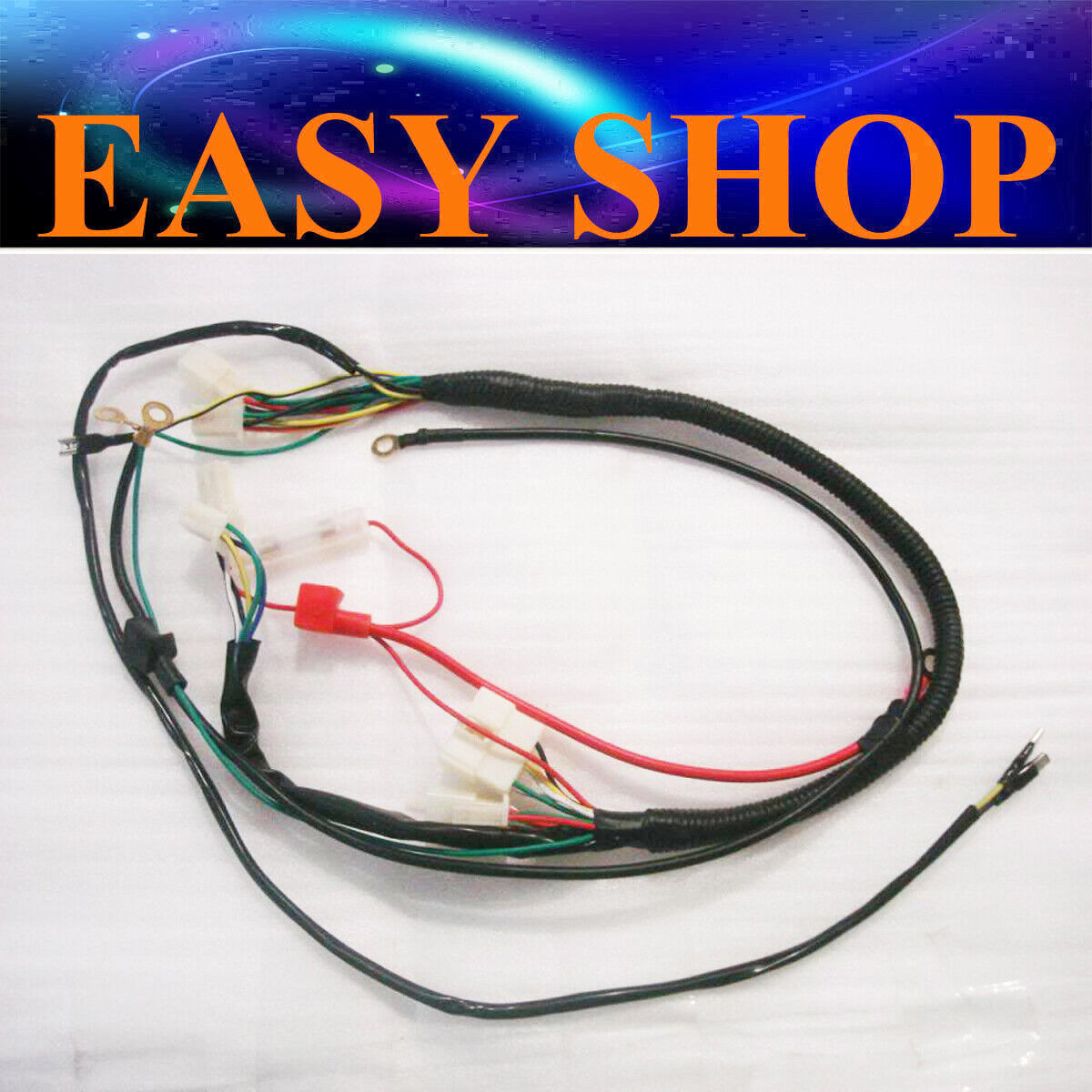 ELECTRIC START WIRING LOOM HARNESS 150cc 200cc 250cc 300cc Roketa Orion Lifan