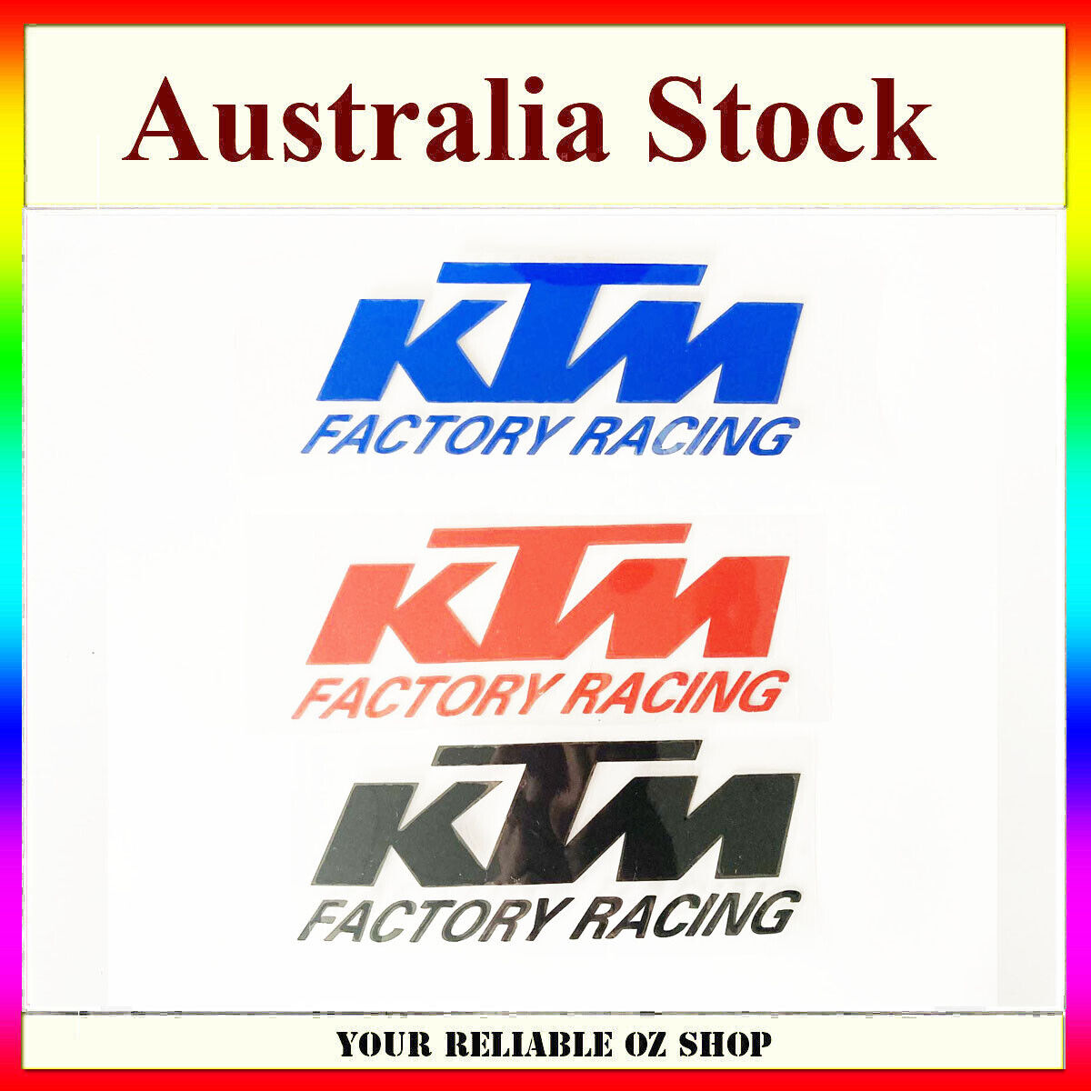 KTM Sticker Decal Badge Emblem Logo Bike ATV Quad Motorcycle Petrol Fuel Tank