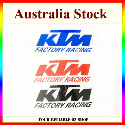 KTM Sticker Decal Badge Emblem Logo Bike ATV Quad Motorcycle Petrol Fuel Tank