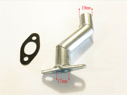4cm Short Offset Intake Manifold For 49cc 66cc 80cc Motorized Bicycle Push Bike