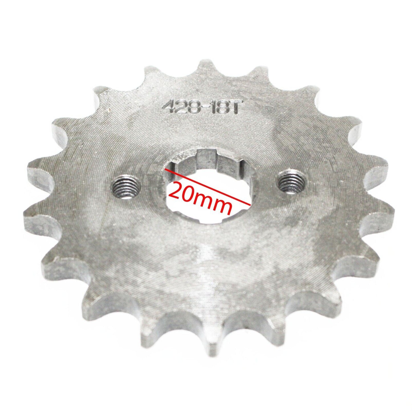 428 18T 20mm Drive Front Counter Sprocket ATV Pit Bike Lifan YX Loncin, 110 125