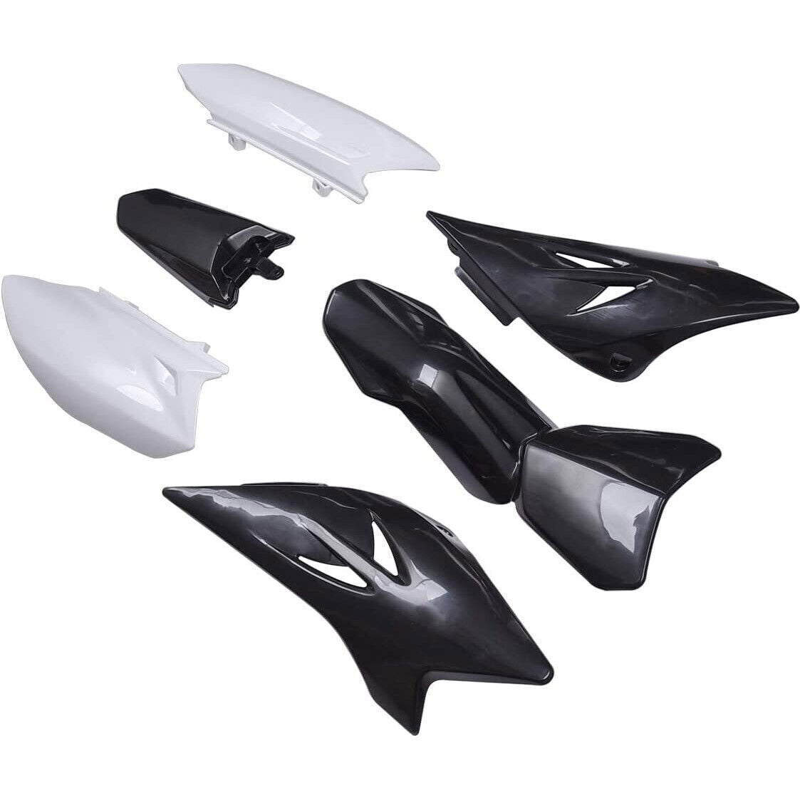 6pcs Black Fender Fairing Plastic + Seat Kit For Yamaha TTR50 50cc Dirt PIT Bike