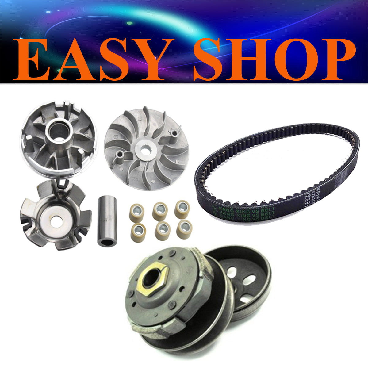 TRANSMISSION CLUTCH KIT BELT 743 20 30 For GY6 125cc 150cc SCOOTER ATV UTV BIKE