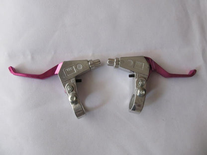 RACING PINK BLUE ALLOY BRAKE LEVERS 49CC 50CC MINIMOTO THUMPSTAR ORION APOLLO