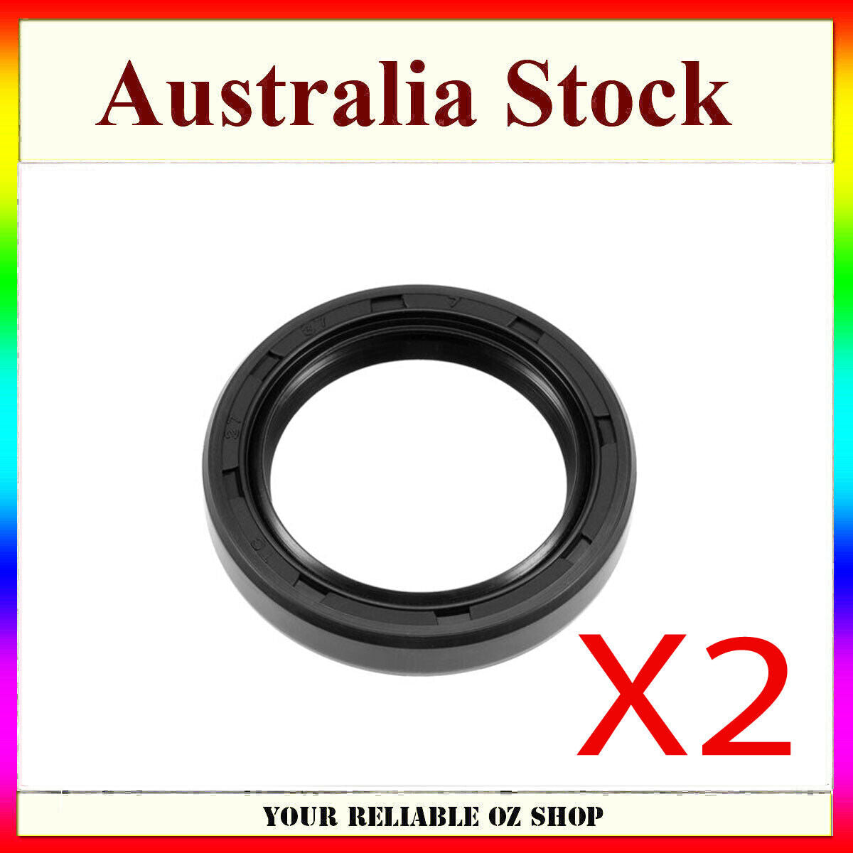2X Fork Oil Shaft Seal 27mm x 37mm x 7mm Honda CB100 Bosch 24 CT90 CT110 CT90