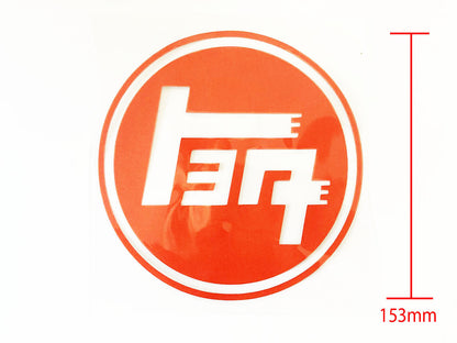 TOYOTA VINTAGE TEQ ROUND LOGO JDM Drift Sticker Decal CAR WINDOW WALL