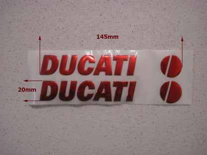Ducati 3D Sticker Decal Badge Emblem Logo Bike ATV Quad Motorcycle Fuel Tank Pit