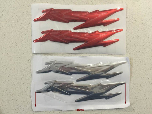 YAMAHA RSZ RED SILVER STICKER DECAL PETROL FUEL TANK SCOOTER BIKE MOTORCYCLE CAR