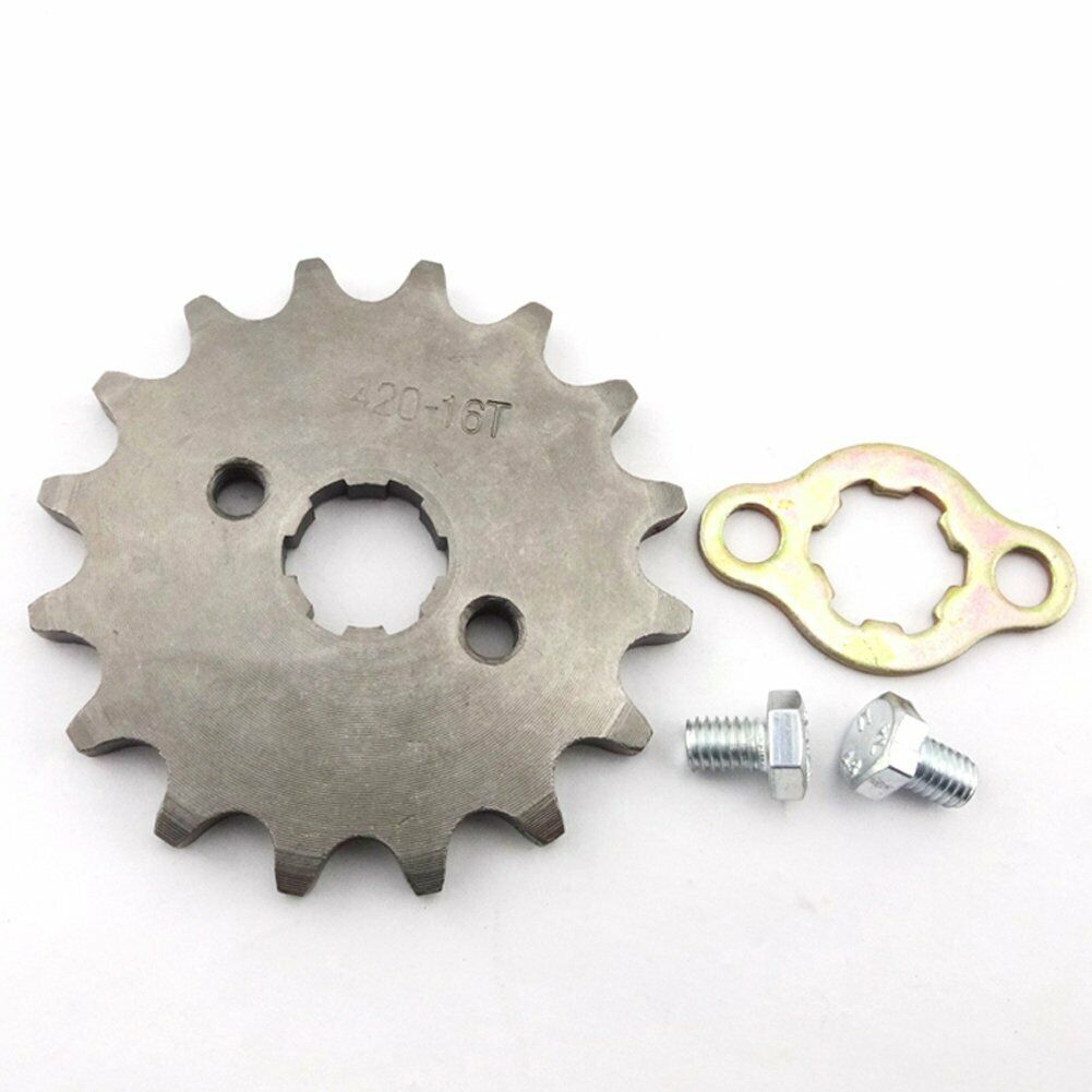 17mm 420 16 Tooth FRONT CHAIN SPROCKET 110cc 125cc 150cc Lifan TDR Foxico Atomic