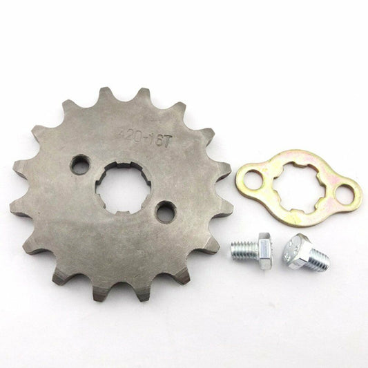17mm 420 16 Tooth FRONT CHAIN SPROCKET 110cc 125cc 150cc Lifan TDR Foxico Atomic