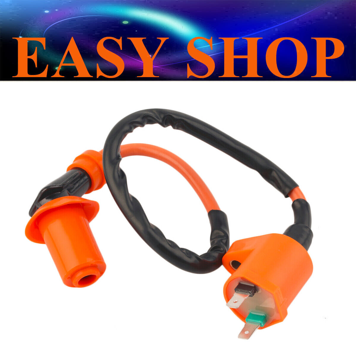 2 Pin Ignition Coil GY6 110cc 125cc 150cc 250cc Scooter Roketa Sunl Kazuma Kymco