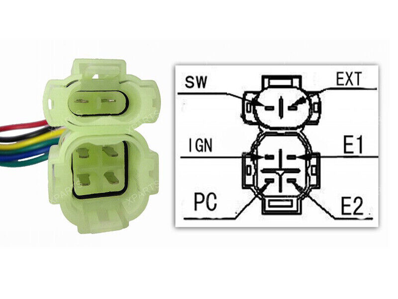 6 Pin Wire CDI BOX 50cc 125cc 150cc Scooter ATV GoKart GY6