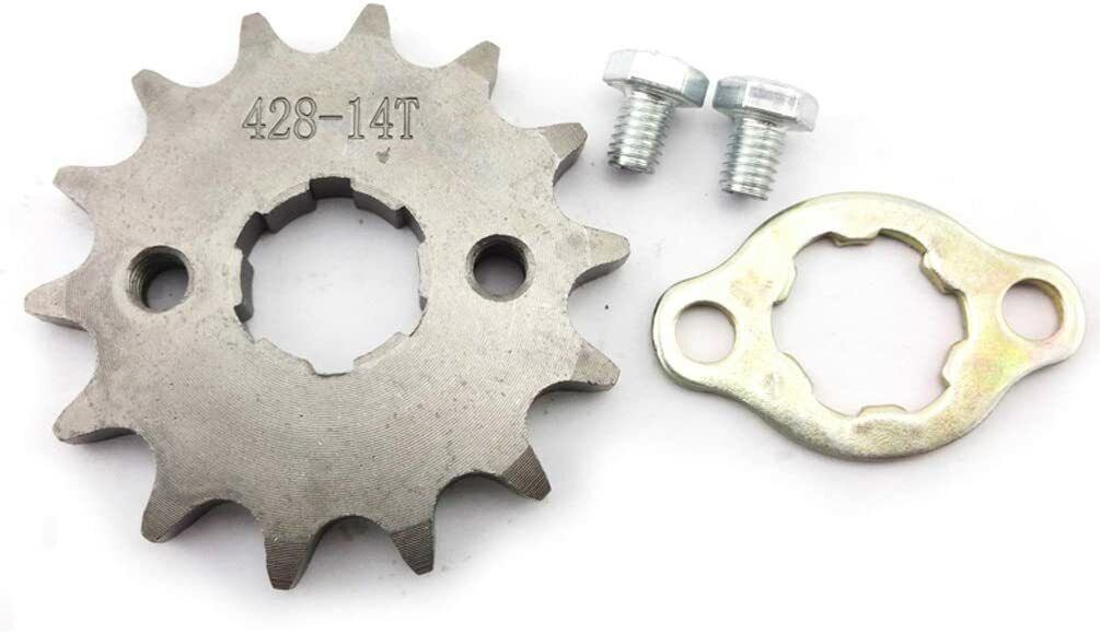 20mm 428 14 Tooth FRONT CHAIN SPROCKET COG 125cc 150cc 250cc CRF50 XR50 Honda