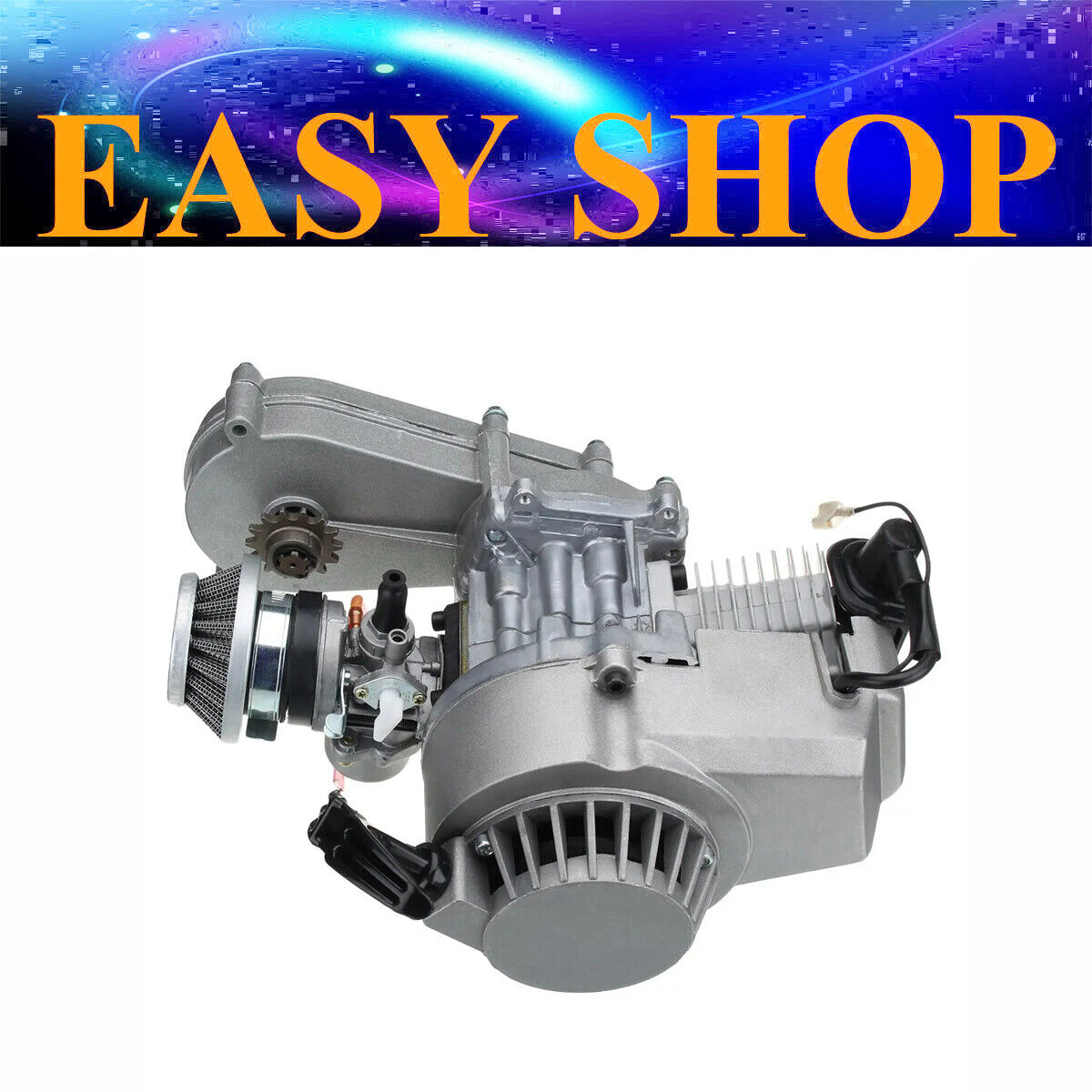 T8F 14T Tooth 49cc 2 Stroke Engine Minimoto Dirt Pocket ATV Quad Bike Chopper