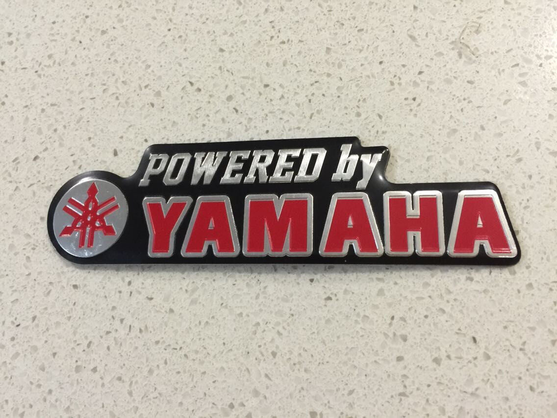 Alloy Logo Badge Sticker HKS BMW HONDA YAMAHA DUCATI SUZUKI BENZ FERRARI JAOS