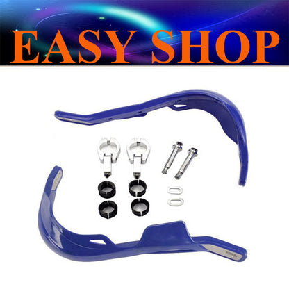 Blue Universal Motorcycle Dirt Pit Bike 7/8" MX ATV Brush Hand Guards Handguards