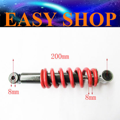 8mm 200mm SUSPENSION SHOCKER FOR 49CC 50CC KIDS MINI QUAD ATV DIRT POCKET BIKE