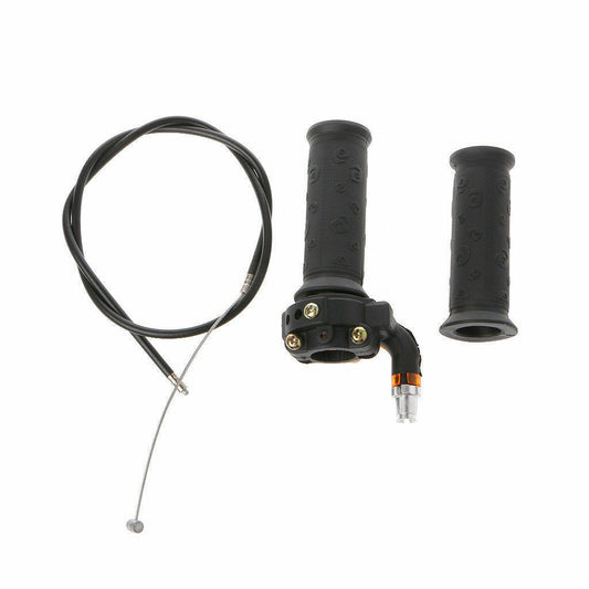 Twist Throttle Accelerator Grip + Cable 49cc Kids Mini Monkey Quad Dirt Bike ATV