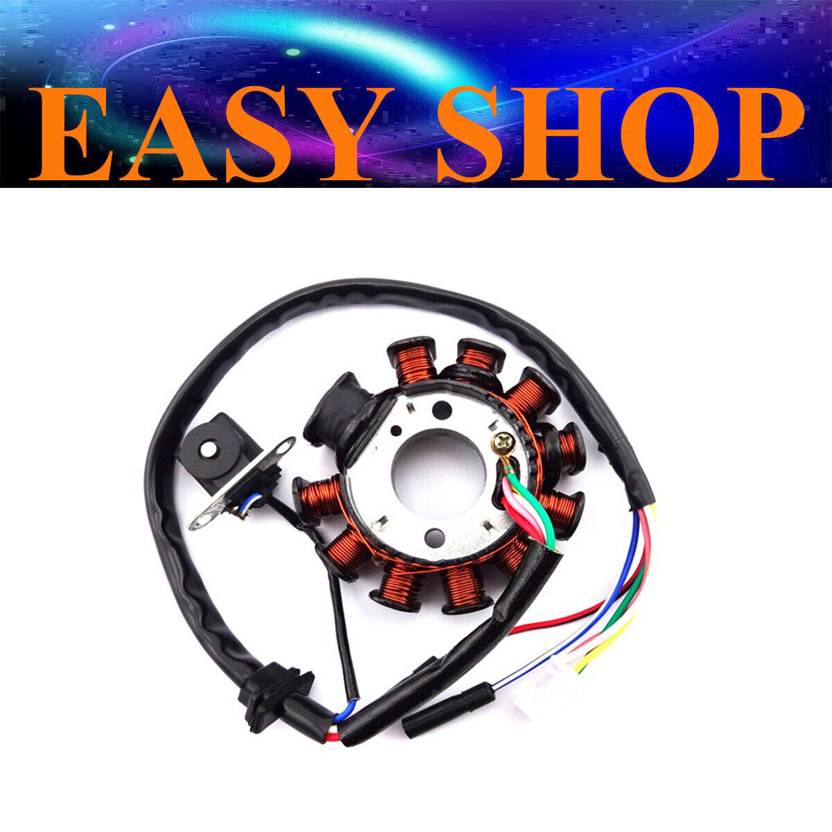 11 Pole Coil Ignition Magneto Stator Rotor GY6 152QMI 157QMJ 125cc 150cc Scooter