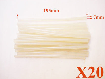 20X 7mm 195mm Hot Gun Melt Glue Stick School Scrapbooking Kids Art Craft DIY