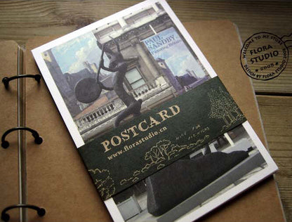 14 Pcs Classic Vintage Cartoon Post Card Craft Gift Memory Kids Birthday DIY
