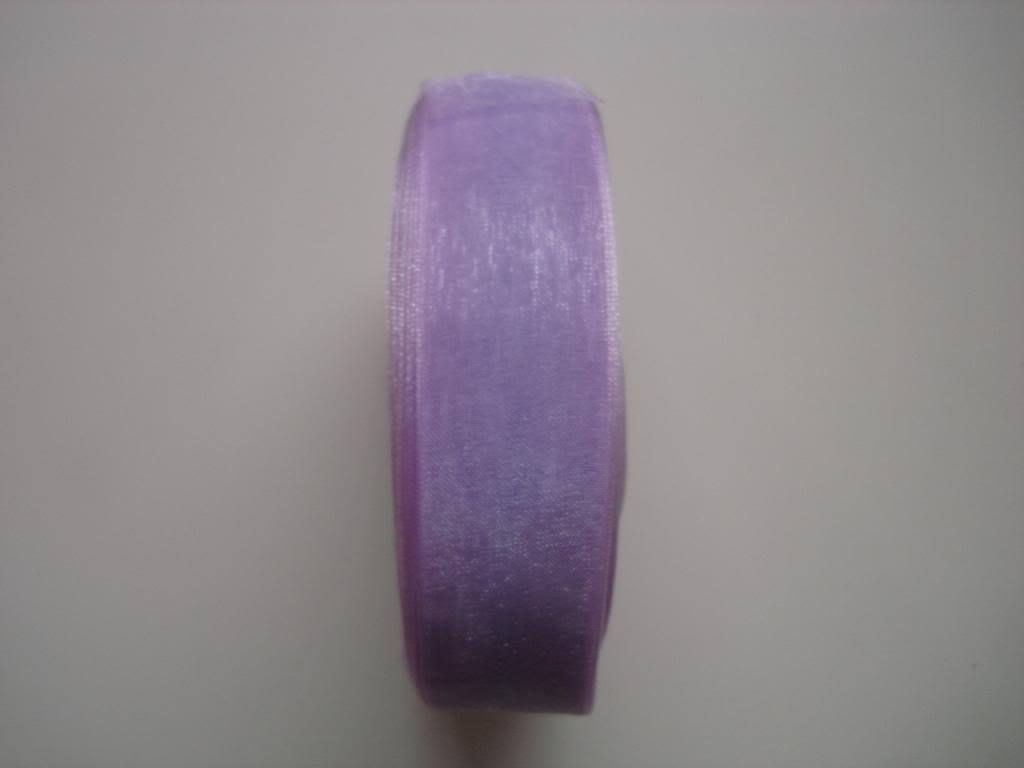 25 Yard 25mm Organza Sheer Ribbon Bow Wedding Craft Sew Gift Box Scrapbook DIY