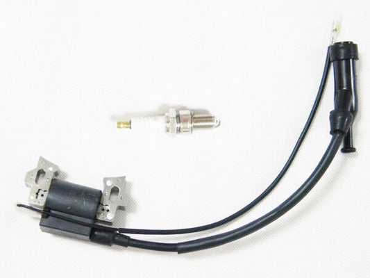 Lawn Mower Ignition Coil + Spark Plug HONDA HR214 HR215 HRM215 Gas Engine Motor