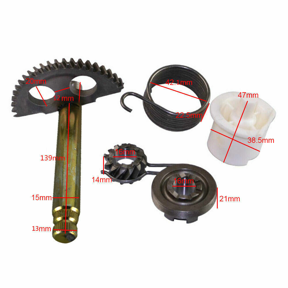 KICK START STARTER SPINDLE GEAR SPRING PINION YAMAHA PW50 PY50 PEEWEE Y-Zinger