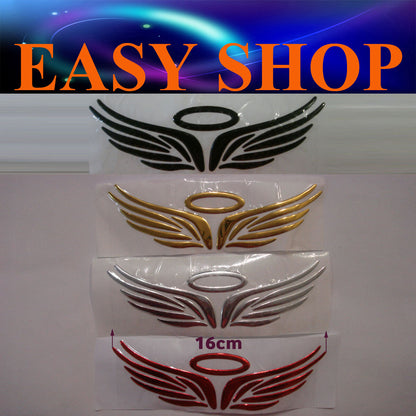 3D Angel Wing Sticker Decal Car Badge Emblem Logo Toyota Mazda BMW Motor Bike