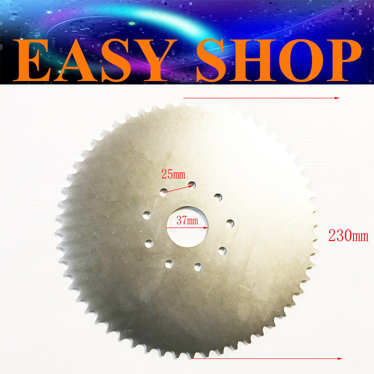 23cm 415 56T Tooth Chain Rear Sprocket 100cc 80cc Motorised Bicycle Push Bike