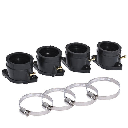 4Pc Carburetor Carby Intake Manifold Boots For Yamaha YZF600R Thundercat FZR600R