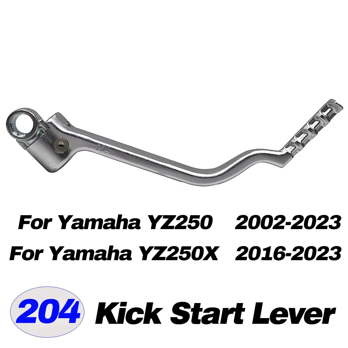 7075 Silver Forged KICK START STARTER LEVER FOR Yamaha YZ250 02-23 YZ250X 16-23