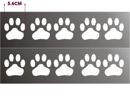 Bear Dog Paw Foot Print Sticker Decal Car Ute Windscreen Emblem Window Bike