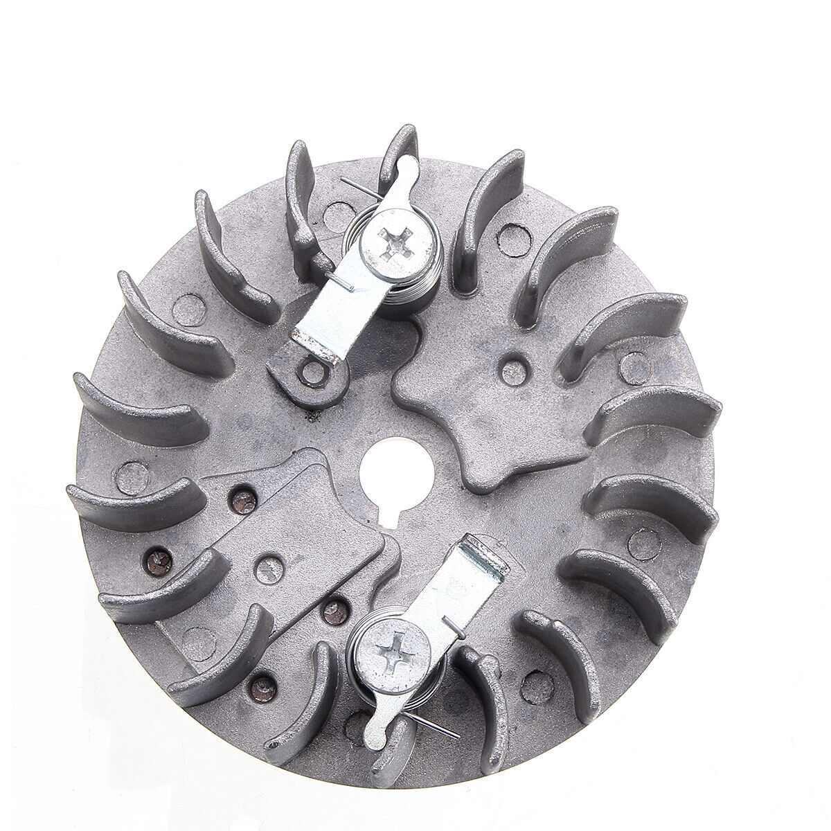 Silver Alloy Easy Pull Start Starter Flywheel 49cc 50cc 2 Stroke Scooter Chopper