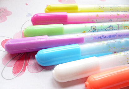 7X Couache Pen DIY Photo Album Hand Craft  Kraft Scrapbooking Paper Gift Kids