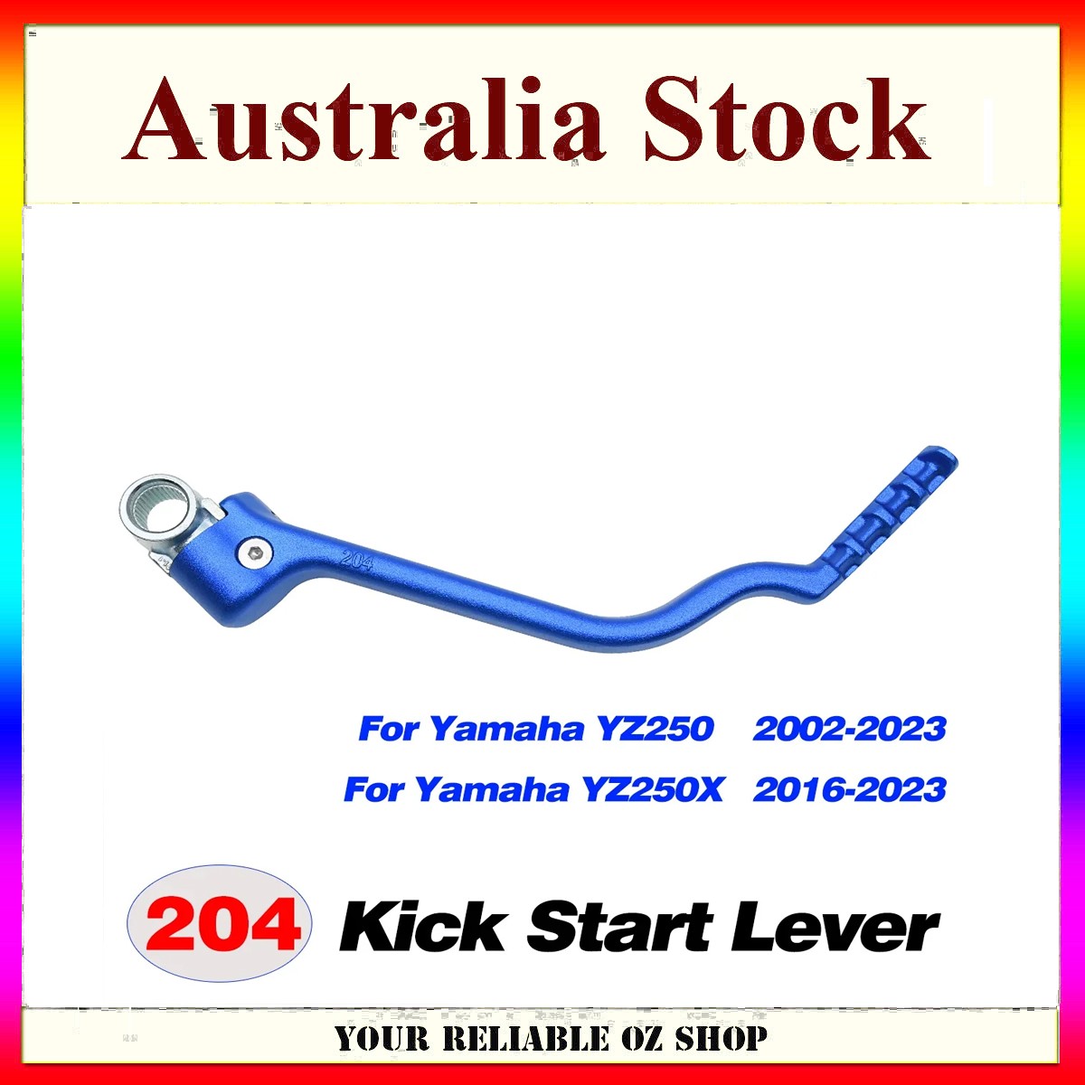 7075 Forged KICK START STARTER LEVER FOR Yamaha YZ250 2002-2023 YZ250X 2016-2023