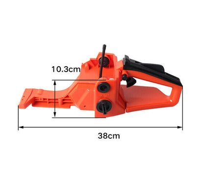 Fuel Tank Body + Brake Handle Clutch Cover for Baumr-Ag SX62 62cc Chainsaw