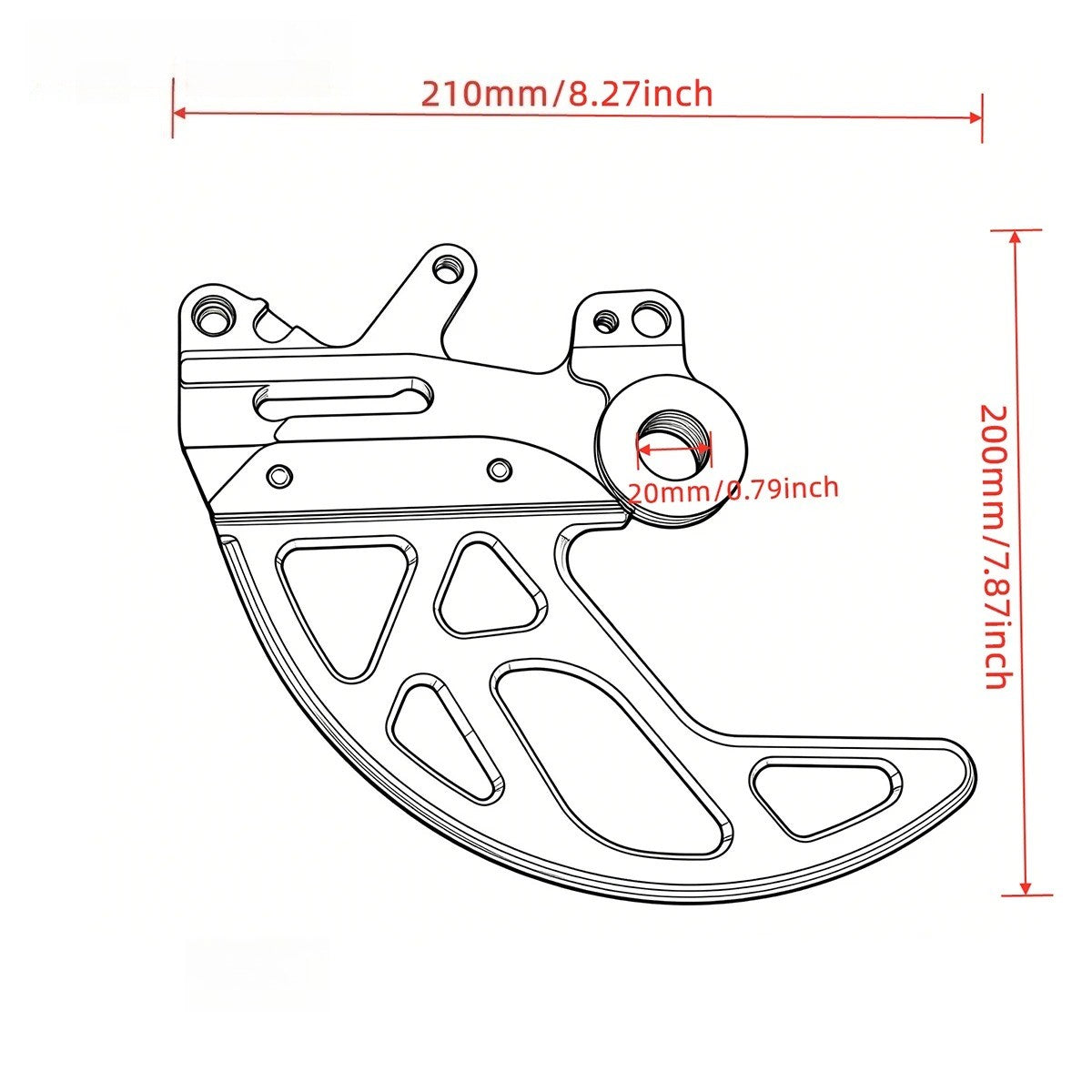 Rear Disc Brake Guard Cover Protection For Surron Ultra Bee Electric Bike Ebike