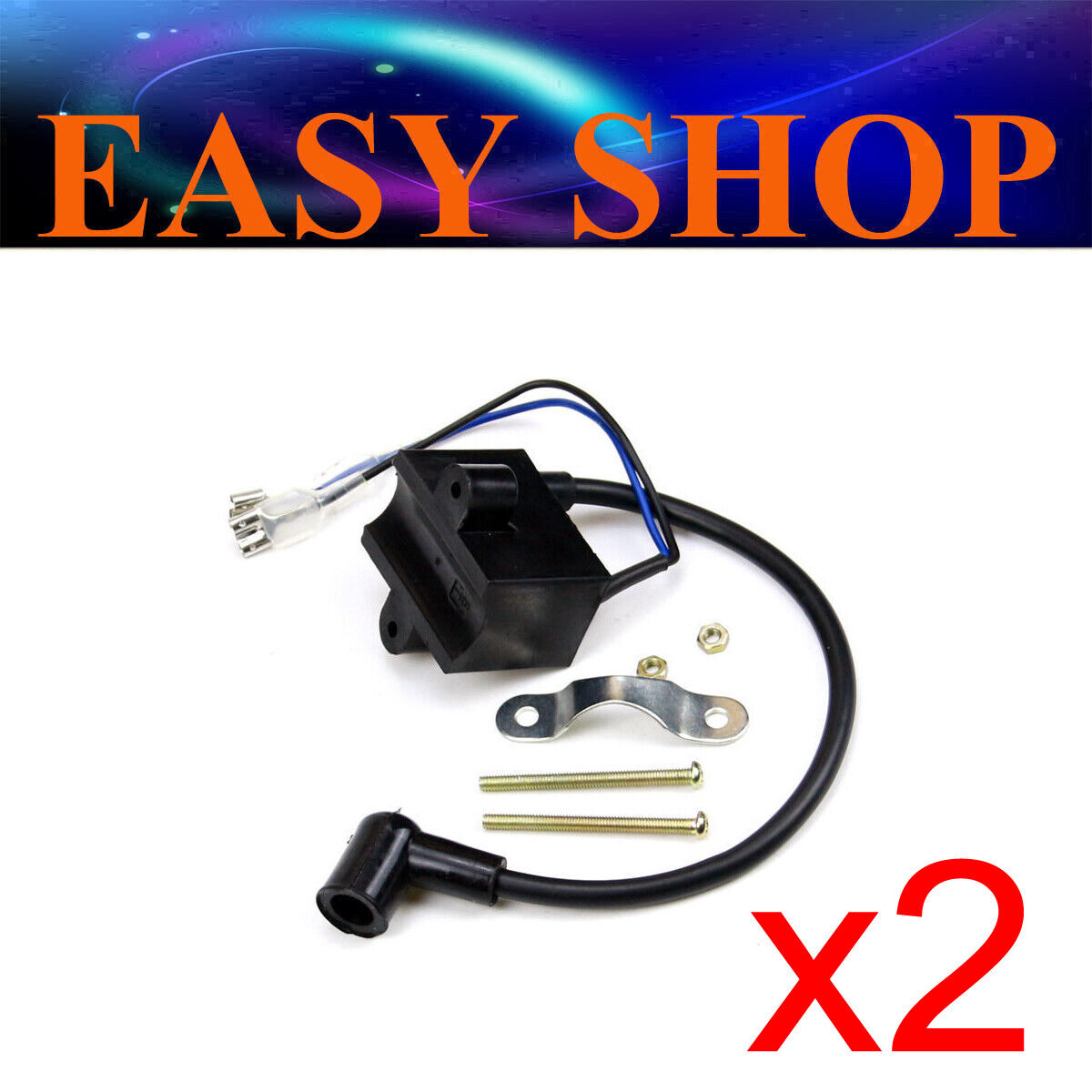 2X Magneto Coil Ignition CDI 49cc 50cc 66cc 80cc Motorized Bicycle Push Bike