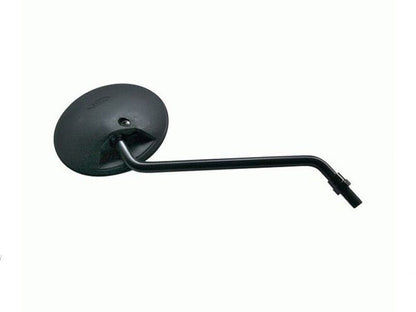 Pair round black motorcycle mirrors M10 10mm Thread Rear Side View Mirror