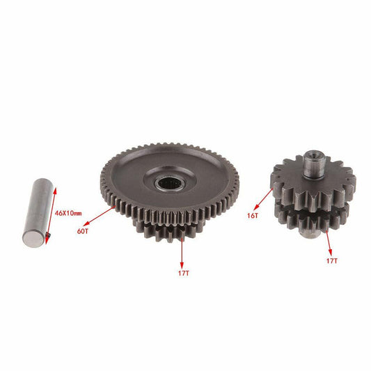 16/17/60 Tooth Starter Idler Reduction Gear Cog Sprocket Honda CG150cc 200/250cc