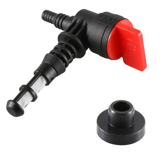 Gas Fuel Tap Shut Off Valve With Filter Grommet for Kohler 2546203S Rotary 13116