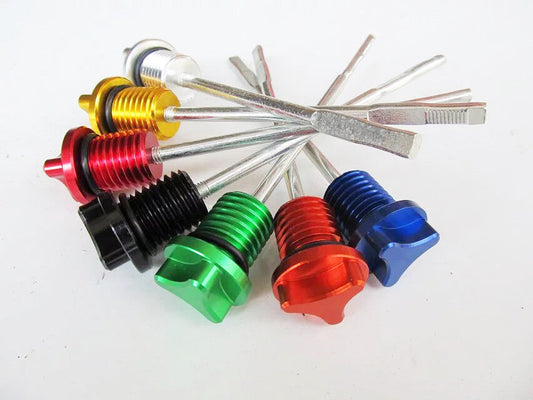 19mm CNC Alloy Engine Oil Dip Stick CRF50 Yamaha KTM HONDA KAWASAKI SUZUKI