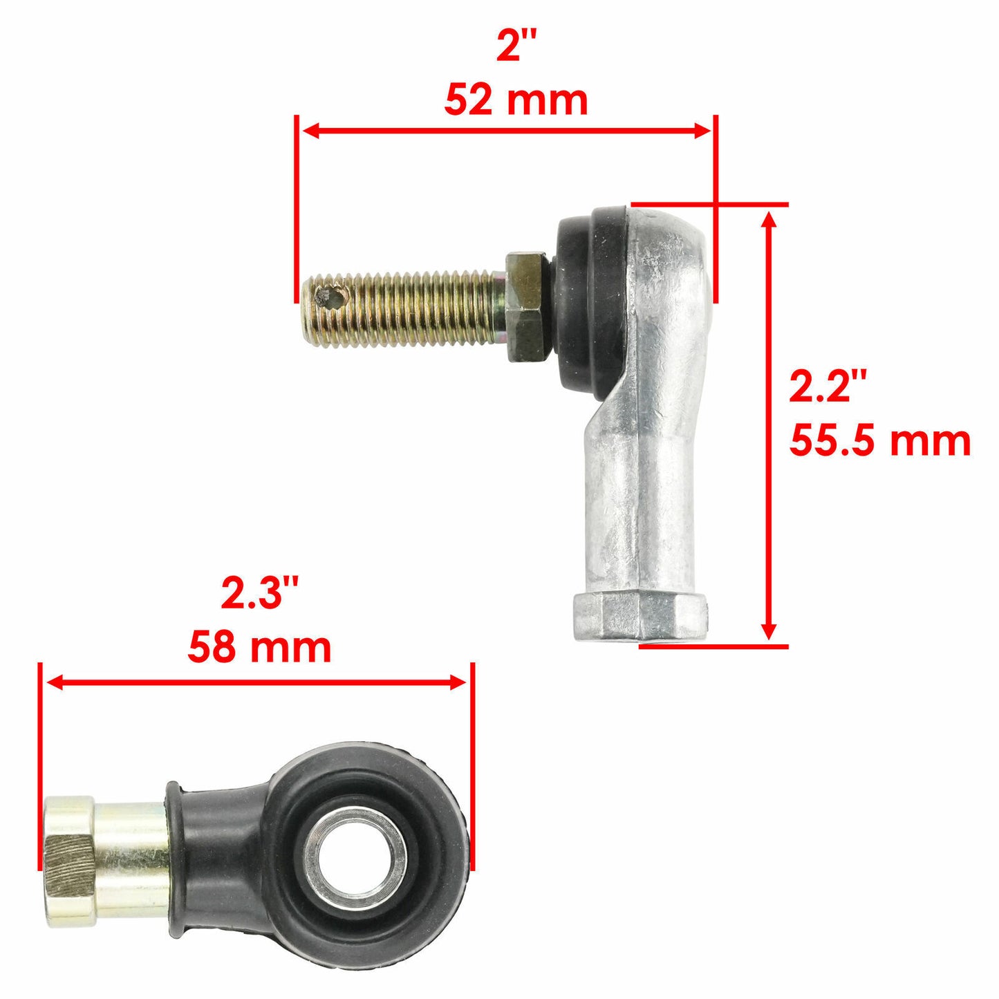 2 Sets Tie Rod Sets for Polaris Sportsman 500 4X4 1996 1997