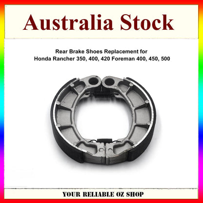Rear Drum Brake Shoes For Honda Rancher 350 400 420 Foreman 400 450 500 Bike