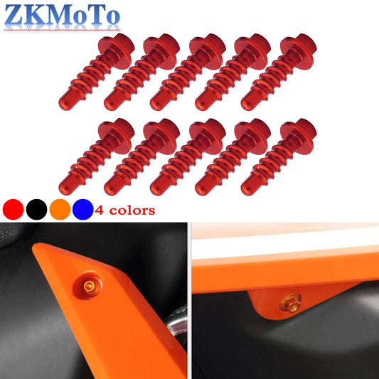 CNC Self Tapping Screw Bolts For KTM EXC XC XCW SX SXF Husqvarna FE TE FC TC FX