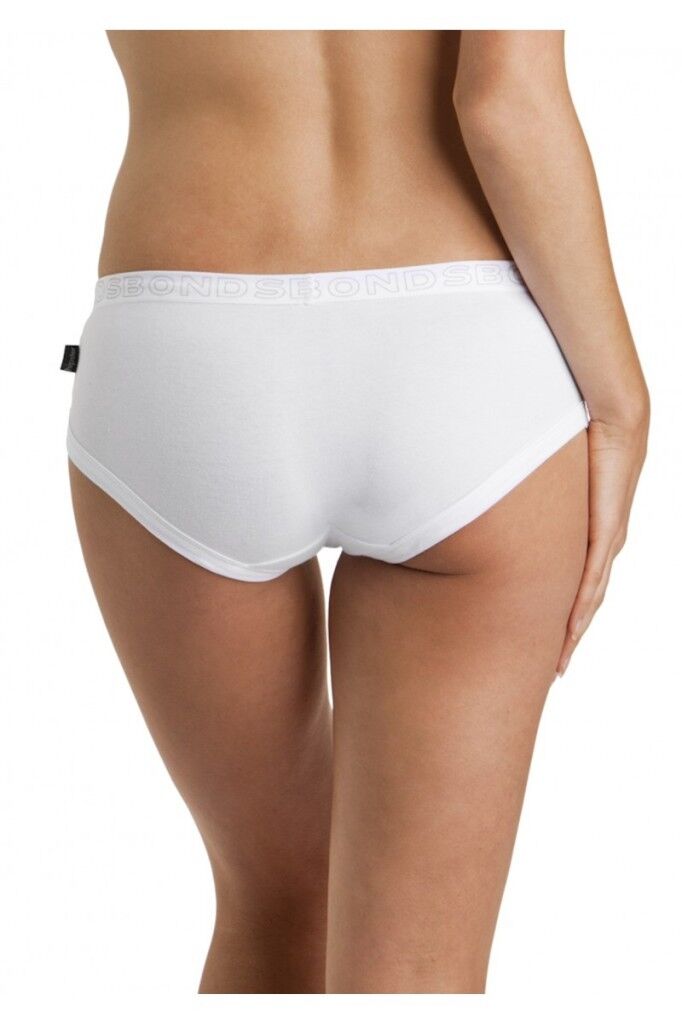 Bonds Girls Womens Youth Basics Hipster Boyleg Cotton Brief Underwear W0148Y