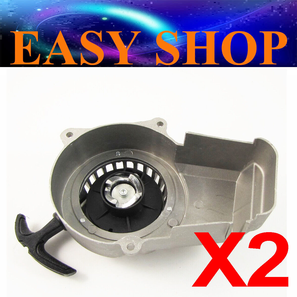 2X Alloy Pull Start Starter 47cc 49cc Mini ATV QUAD Bike Dirt Pocket Scooter Pit