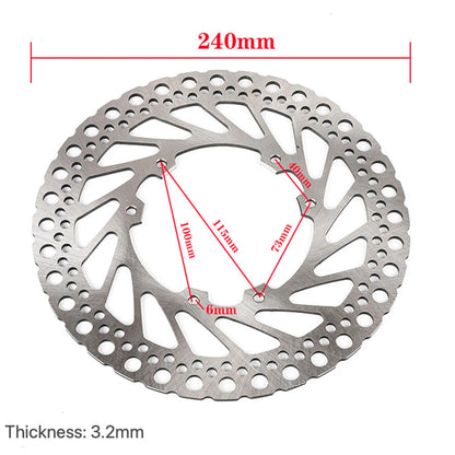 240mm Front Rear Brake Disc Rotor For Surron Ultra Bee electric dirt bike