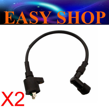 2X Ignition Coil 70cc 110cc 125cc 140cc 150cc 160CC ATV QUAD BUGGY Scooter Bike